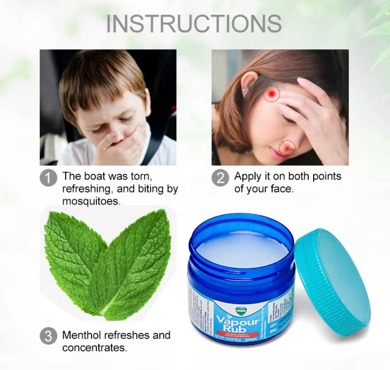 Baume vaporub blanc